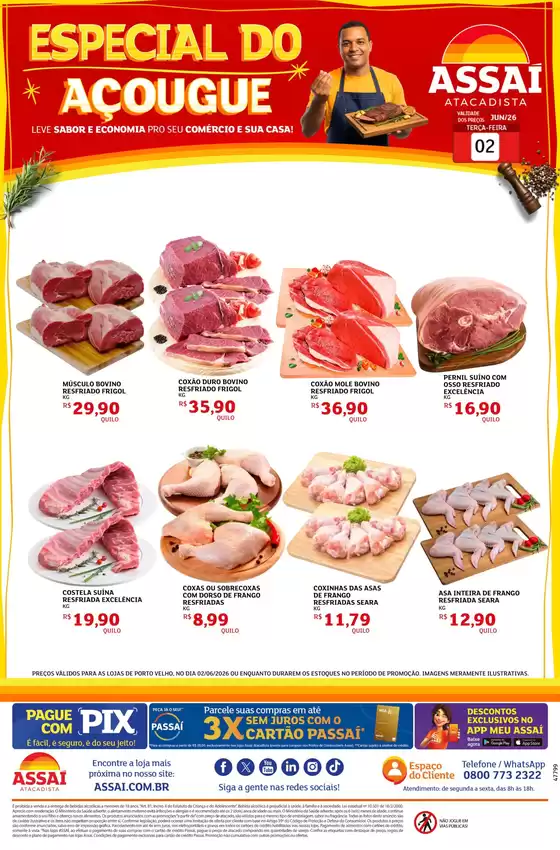 Catálogo Assaí Atacadista | Encarte Assaí Atacadista 47799-39 | 2026-06-02T00:00:00.000Z - 2026-06-02T00:00:00.000Z