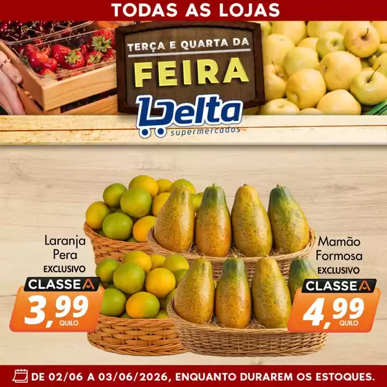 Catálogo Delta Supermercados | Descubra ofertas atraentes | 2026-06-02T00:00:00.000Z - 2026-06-03T00:00:00.000Z