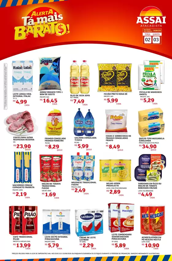 Catálogo Assaí Atacadista | Encarte Assaí Atacadista 47795-83 | 2026-06-02T00:00:00.000Z - 2026-06-03T00:00:00.000Z