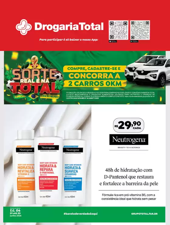 Catálogo Drogaria Total | 01 ENCARTE JUNHO DROGARIA TOTAL 2026 | 2026-06-01T00:00:00.000Z - 2026-07-31T00:00:00.000Z