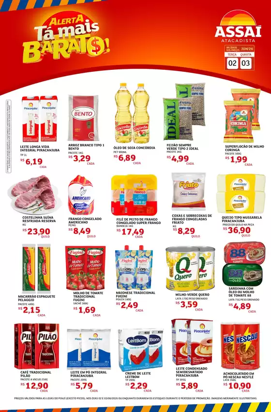 Catálogo Assaí Atacadista | Encarte Assaí Atacadista 47795-532 | 2026-06-02T00:00:00.000Z - 2026-06-03T00:00:00.000Z
