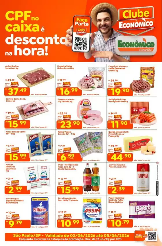 Catálogo Econômico Atacadão | Tabloide Econômico Atacadão - SP | 2026-06-02T00:00:00.000Z - 2026-06-05T00:00:00.000Z