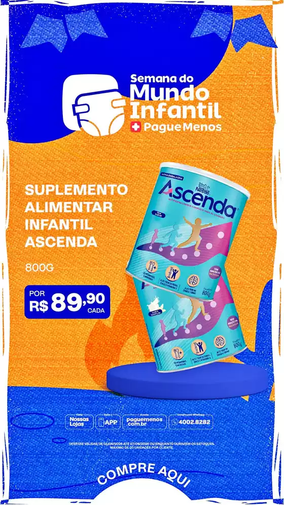 Catálogo Farmácias Pague Menos | Farmácias Pague Menos ofertas ! | 2026-06-02T00:00:00.000Z - 2026-06-07T00:00:00.000Z
