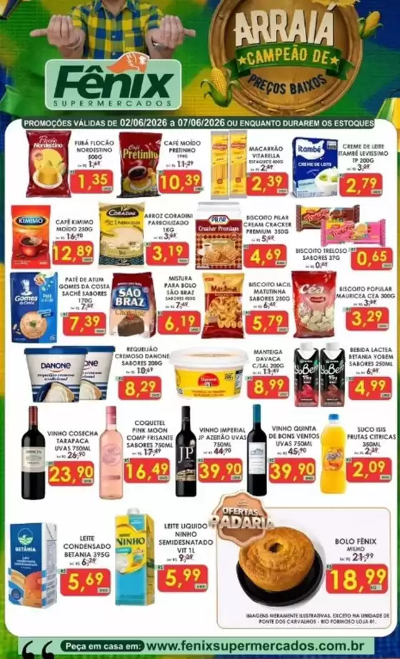 Catálogo Fênix Supermercados | Arraia Campeão  | 2026-06-03T00:00:00.000Z - 2026-06-07T00:00:00.000Z