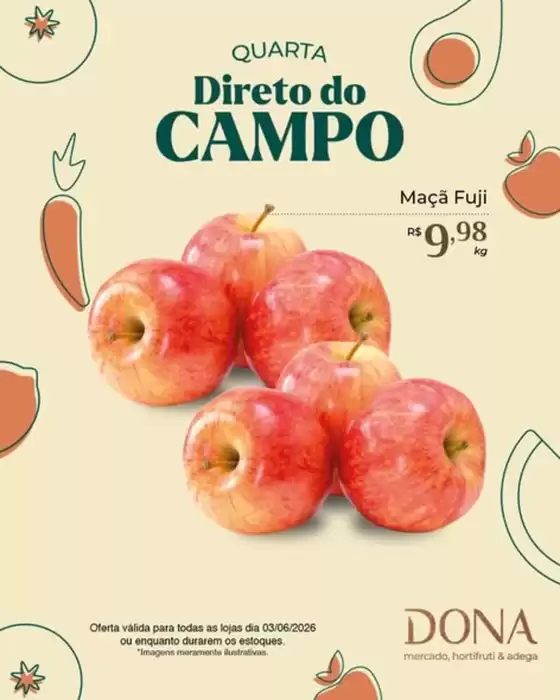 Catálogo Dona de Casa Supermercados | Quarta Direto Do Campo | 2026-06-03T00:00:00.000Z - 2026-06-03T00:00:00.000Z
