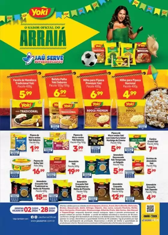 Catálogo Supermercados Jaù Serve | O Sabor do Arraiá | 2026-06-03T00:00:00.000Z - 2026-06-28T00:00:00.000Z
