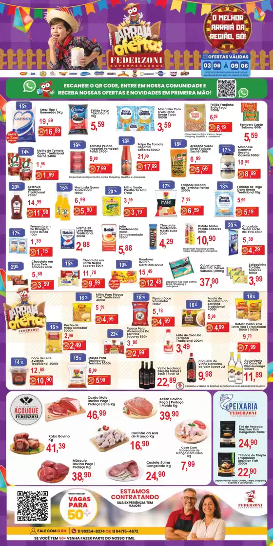 Catálogo Federzoni Supermercados | Arraiá de Ofertas | 2026-06-03T00:00:00.000Z - 2026-06-09T00:00:00.000Z