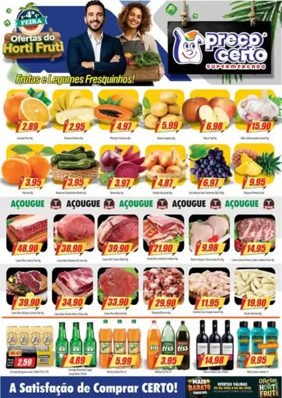 Catálogo Preço Certo | Ofertas de Horti Fruti | 2026-06-03T00:00:00.000Z - 2026-06-04T00:00:00.000Z