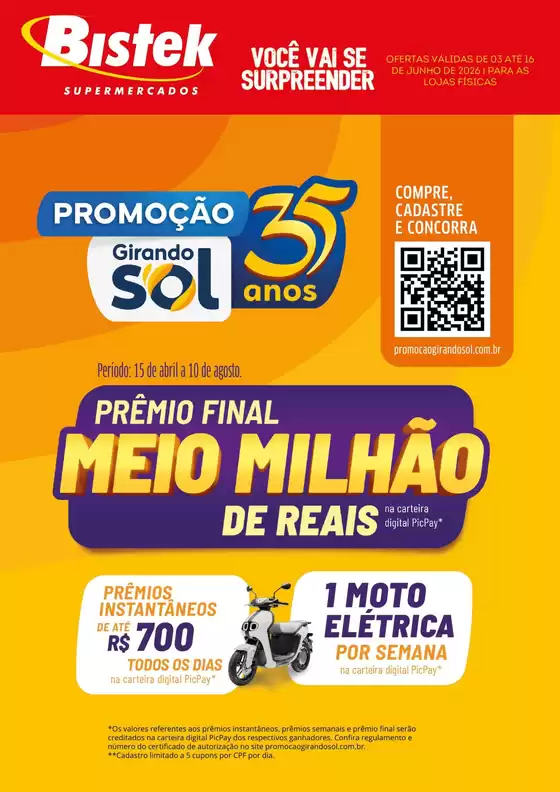 Catálogo Bistek Supermercados | Novas ofertas para descobrir | 2026-06-03T00:00:00.000Z - 2026-06-03T00:00:00.000Z