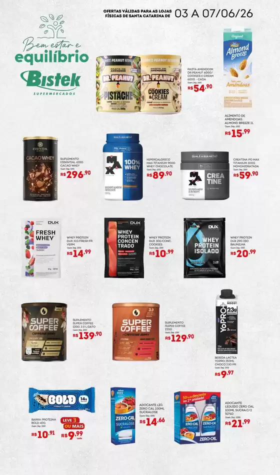 Catálogo Bistek Supermercados | Ampla seleção de ofertas | 2026-06-03T00:00:00.000Z - 2026-06-07T00:00:00.000Z