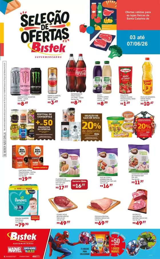 Catálogo Bistek Supermercados | Encarte Bistek Supermercados | 2026-06-03T00:00:00.000Z - 2026-06-07T00:00:00.000Z