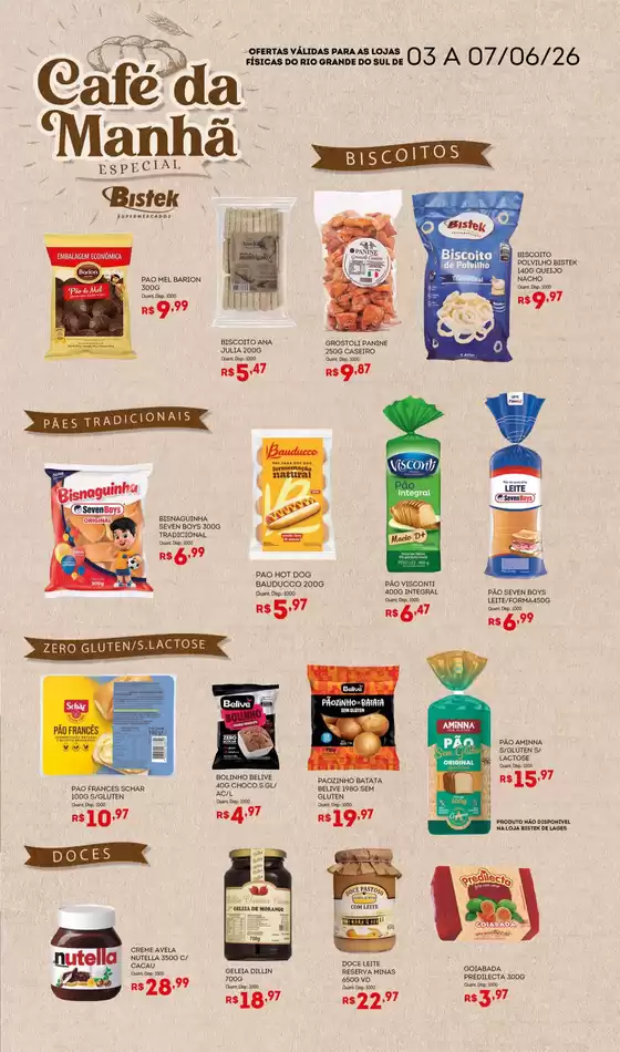 Catálogo Bistek Supermercados | Ótima oferta para todos os clientes | 2026-06-03T00:00:00.000Z - 2026-06-07T00:00:00.000Z
