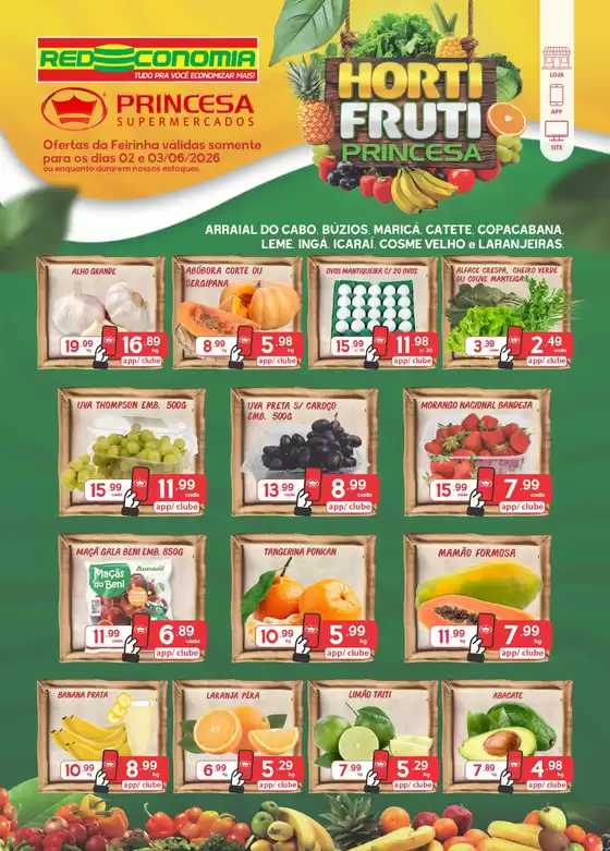 Catálogo Princesa Supermercados | Feirinha G3 - 02 e 03/06 | 2026-06-02T00:00:00.000Z - 2026-06-04T00:00:00.000Z