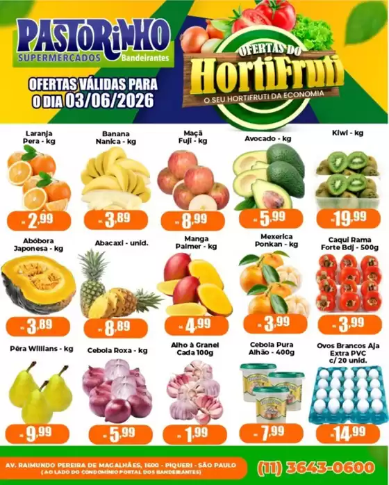 Catálogo Supermercado Pastorinho | Melhores ofertas e descontos | 2026-06-03T00:00:00.000Z - 2026-06-03T00:00:00.000Z