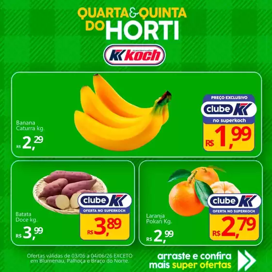 Catálogo Supermercados Koch | Grandes descontos em produtos selecionados | 2026-06-03T00:00:00.000Z - 2026-06-04T00:00:00.000Z