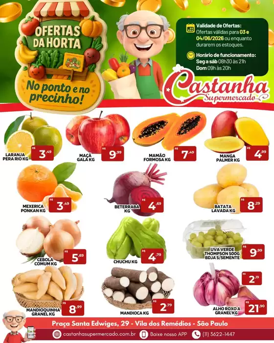 Catálogo Supermercado Castanha | Melhores ofertas para todos os caçadores de pechinchas | 2026-06-03T00:00:00.000Z - 2026-06-04T00:00:00.000Z