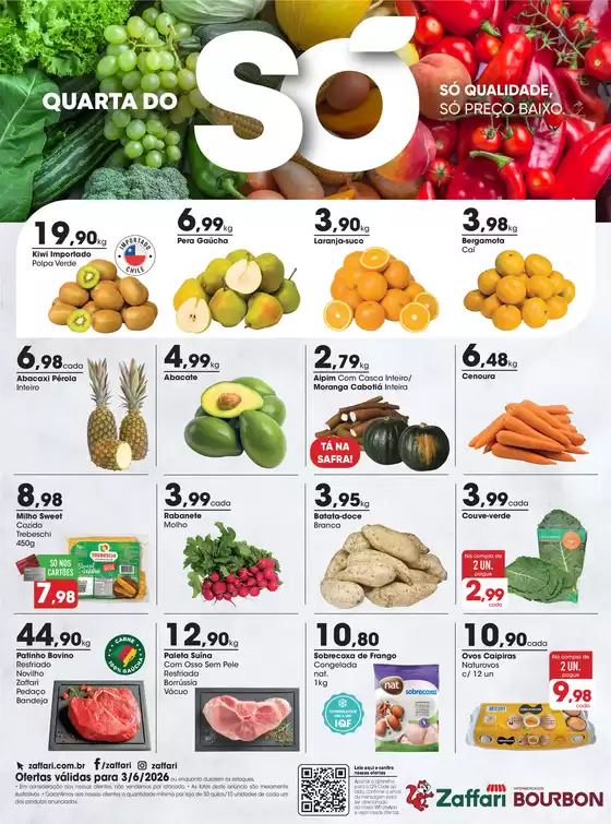 Catálogo Zaffari | Ofertas Quarta do Só | 2026-06-03T00:00:00.000Z - 2026-06-03T00:00:00.000Z