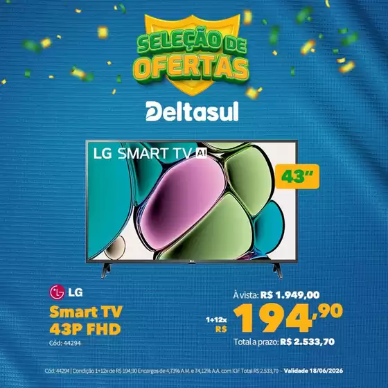 Catálogo Deltasul | Ótima oferta para todos os clientes | 2026-06-18T00:00:00.000Z - 2026-06-18T00:00:00.000Z
