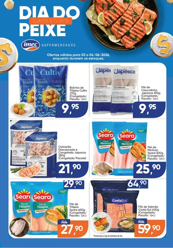 Catálogo Imec Supermercados | IMEC Quarta e Quinta do Peixe  | 2026-06-03T00:00:00.000Z - 2026-06-04T00:00:00.000Z