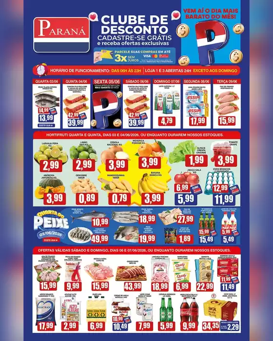 Catálogo Supermercados Paraná | Encarte Supermercados Paraná | 2026-06-03T00:00:00.000Z - 2026-06-09T00:00:00.000Z