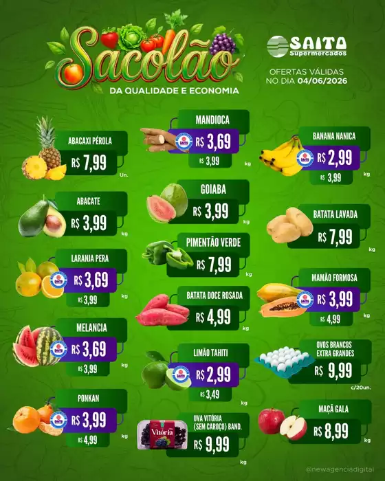 Catálogo Saito Supermercados | Descubra ofertas atraentes | 2026-06-04T00:00:00.000Z - 2026-06-04T00:00:00.000Z
