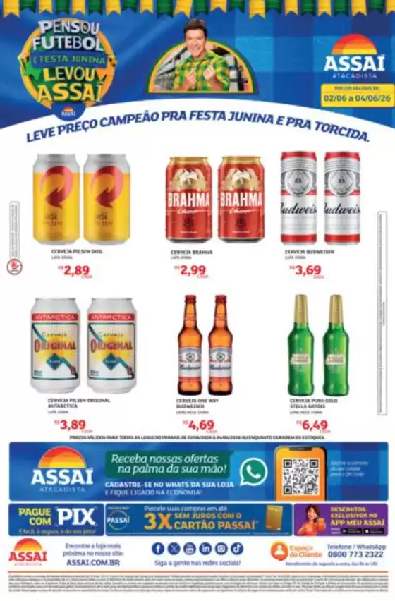 Catálogo Assaí Atacadista | Encarte Assaí Atacadista 165667 | 2026-06-02T00:00:00.000Z - 2026-06-04T00:00:00.000Z