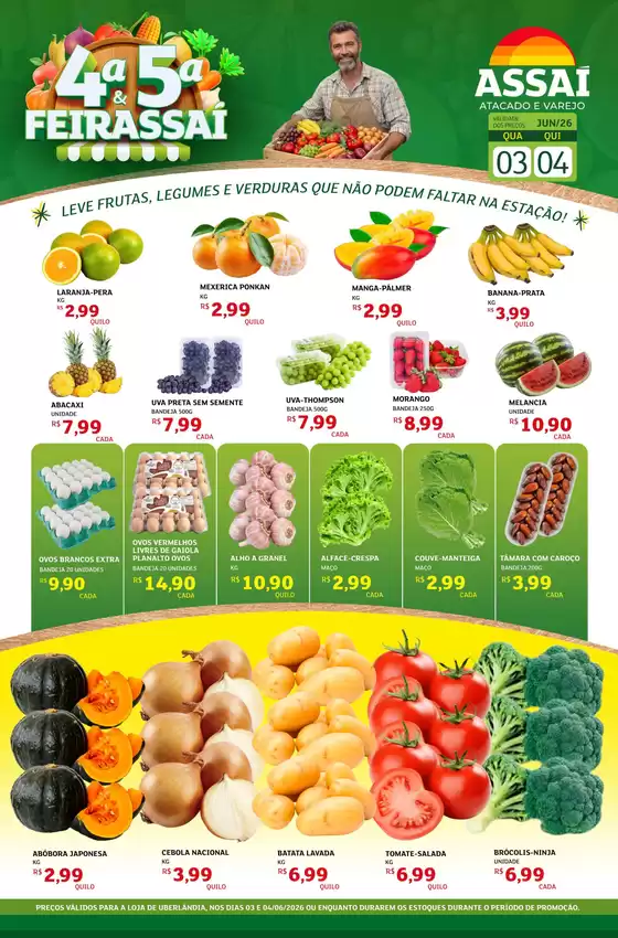 Catálogo Assaí Atacadista | Encarte Assaí Atacadista 47733-41 | 2026-06-03T00:00:00.000Z - 2026-06-04T00:00:00.000Z