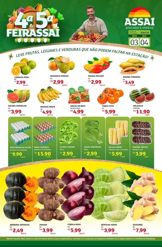 Catálogo Assaí Atacadista | Encarte Assaí Atacadista 47733-676 | 2026-06-03T00:00:00.000Z - 2026-06-04T00:00:00.000Z