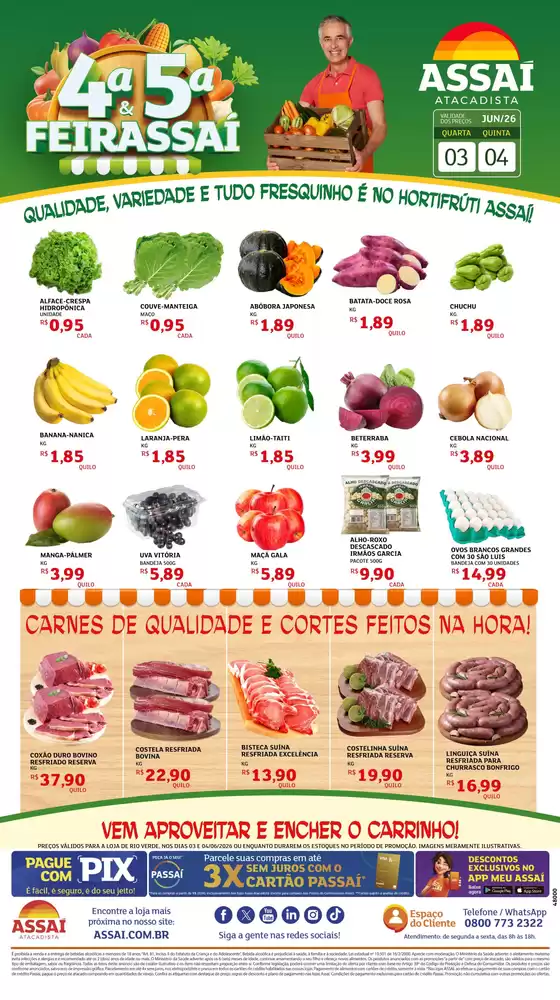 Catálogo Assaí Atacadista | Encarte Assaí Atacadista 48000-21 | 2026-06-03T00:00:00.000Z - 2026-06-04T00:00:00.000Z