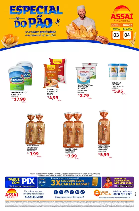 Catálogo Assaí Atacadista | Encarte Assaí Atacadista 48020-65 | 2026-06-03T00:00:00.000Z - 2026-06-04T00:00:00.000Z