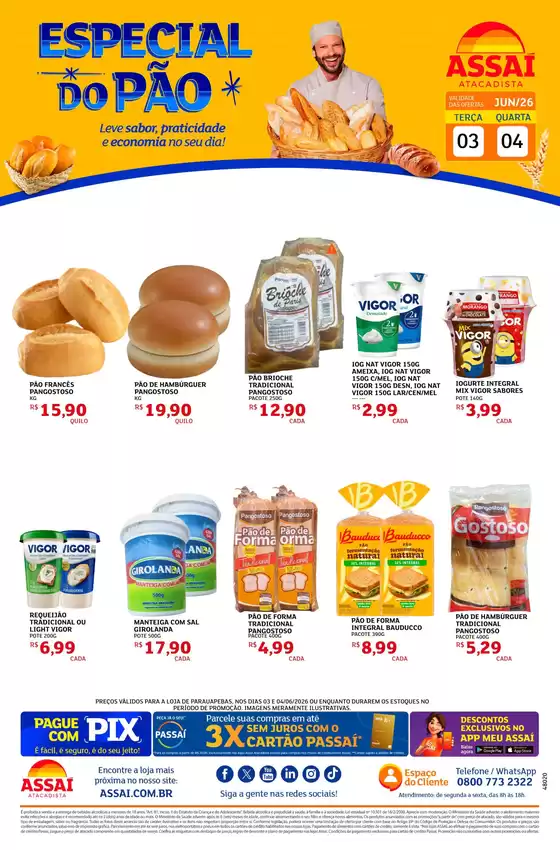 Catálogo Assaí Atacadista | Encarte Assaí Atacadista 48020-64 | 2026-06-03T00:00:00.000Z - 2026-06-04T00:00:00.000Z