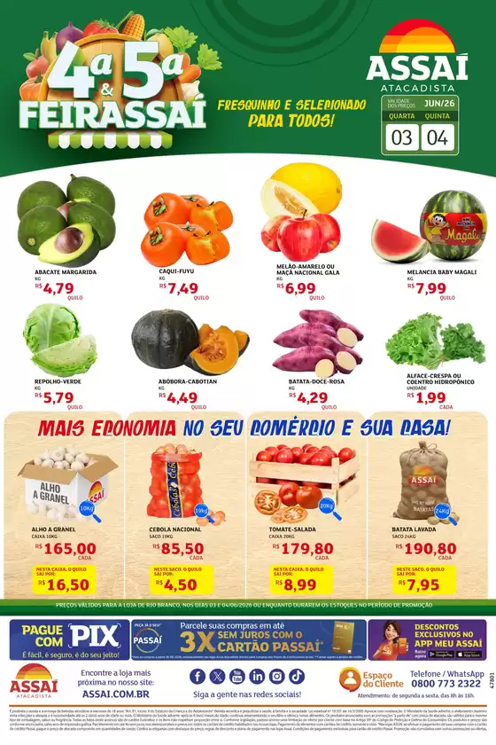 Catálogo Assaí Atacadista | Encarte Assaí Atacadista 47801-40 | 2026-06-03T00:00:00.000Z - 2026-06-04T00:00:00.000Z