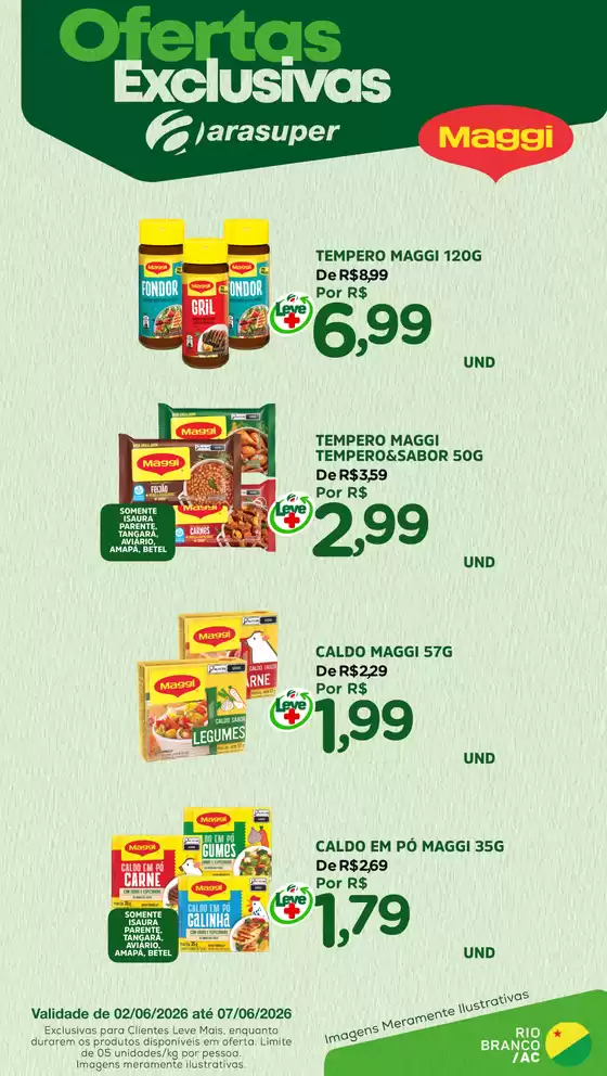 Catálogo Araújo Supermercados | EXCLUSIVA MAGGI | 2026-06-02T00:00:00.000Z - 2026-06-07T00:00:00.000Z
