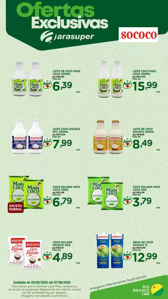 Catálogo Araújo Supermercados | EXCLUSIVA SOCOCO | 2026-06-02T00:00:00.000Z - 2026-06-07T00:00:00.000Z