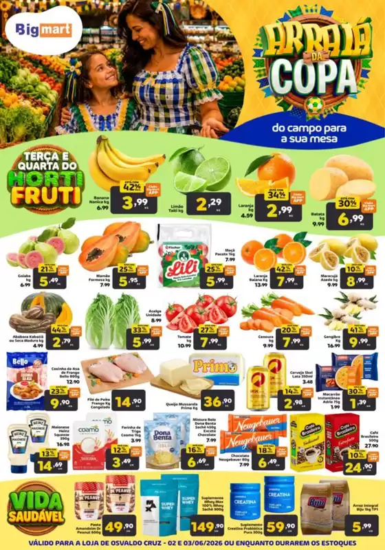 Catálogo Bigmart | Melhores ofertas para todos os clientes | 2026-06-03T00:00:00.000Z - 2026-06-03T00:00:00.000Z