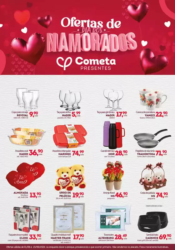 Catálogo Cometa Supermercados | Ofertas De Dia Dos Namorados | 2026-06-04T00:00:00.000Z - 2026-06-15T00:00:00.000Z