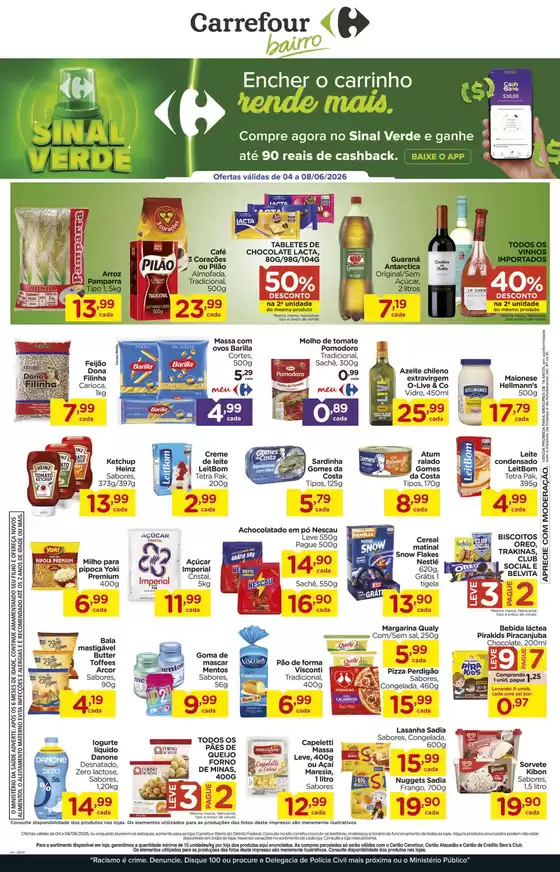 Catálogo Carrefour Bairro | Descontos e promoções | 2026-06-04T00:00:00.000Z - 2026-06-08T00:00:00.000Z