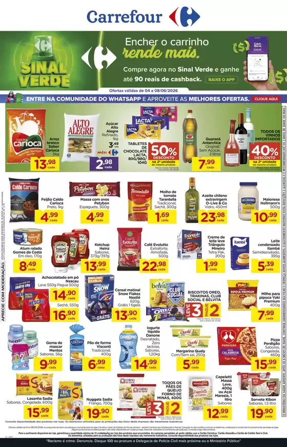 Catálogo Carrefour em Santa Cruz | Economize agora com nossas ofertas | 2026-06-04T00:00:00.000Z - 2026-06-08T00:00:00.000Z