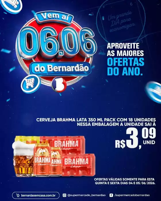 Catálogo Supermercado Bernardão | Encarte Supermercado Bernardão | 2026-06-04T00:00:00.000Z - 2026-06-05T00:00:00.000Z