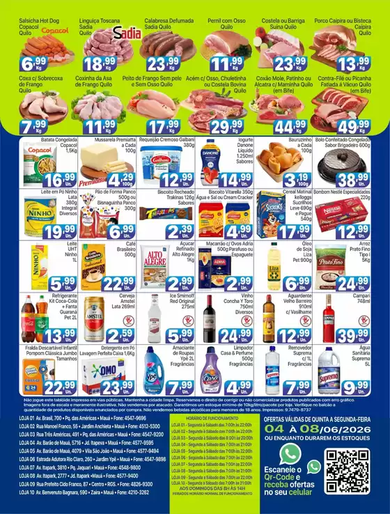 Catálogo Lourencini Supermercados | Encarte Lourencini Supermercados | 2026-06-04T00:00:00.000Z - 2026-06-08T00:00:00.000Z