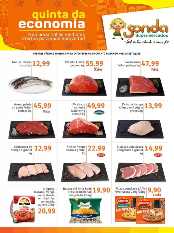 Catálogo Sonda Supermercados | Ofertas Sonda Supermercados | 2026-06-04T00:00:00.000Z - 2026-06-04T00:00:00.000Z