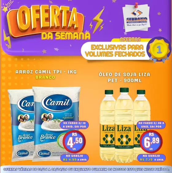 Catálogo Serrano Supermercado | Ofertas especiais atraentes para todos | 2026-06-03T00:00:00.000Z - 2026-06-09T00:00:00.000Z