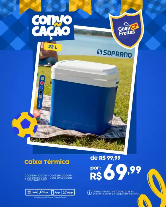 Catálogo Casa Freitas | Encarte Casa Freitas | 2026-06-04T00:00:00.000Z - 2026-06-22T00:00:00.000Z