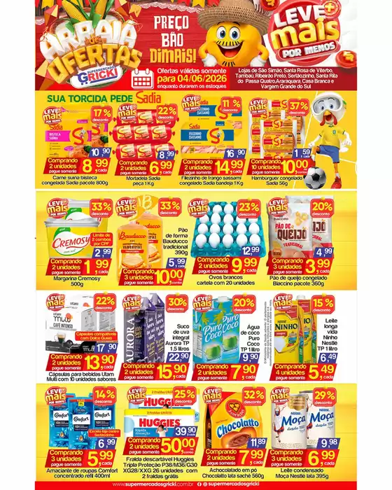 Catálogo Supermercados Gricki | Encarte Supermercados Gricki | 2026-06-04T00:00:00.000Z - 2026-06-04T00:00:00.000Z