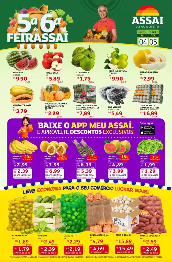 Catálogo Assaí Atacadista | Encarte Assaí Atacadista 47851-88 | 2026-06-04T00:00:00.000Z - 2026-06-05T00:00:00.000Z