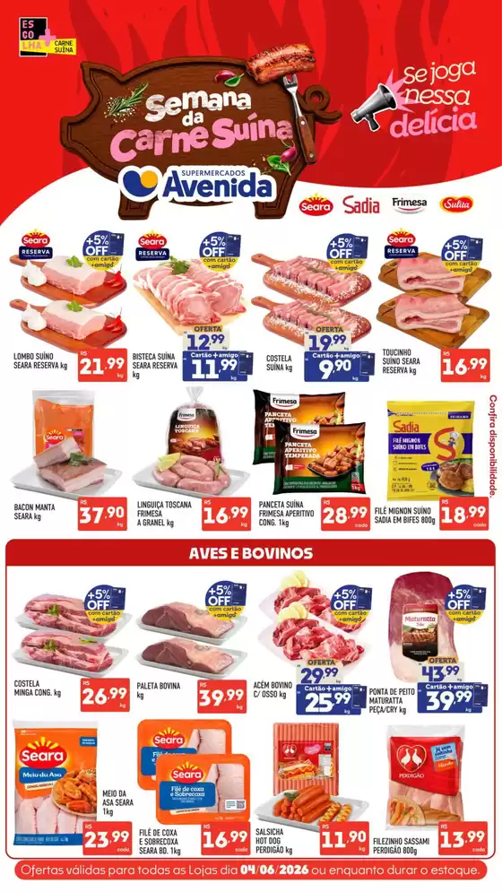 Catálogo Supermercados Avenida | Descontos e promoções | 2026-06-04T00:00:00.000Z - 2026-06-04T00:00:00.000Z
