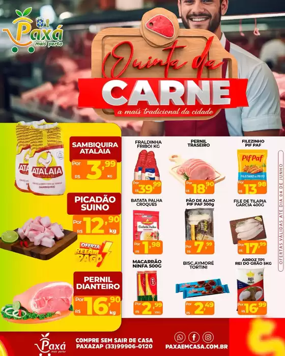 Catálogo Paxá Supermercados | Quinta da Carne  | 2026-06-04T00:00:00.000Z - 2026-06-04T00:00:00.000Z