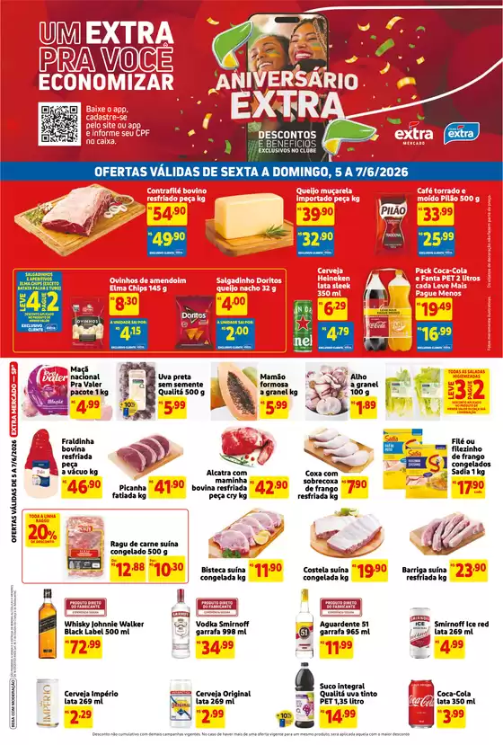 Catálogo Extra | Ofertas exclusivas para nossos clientes | 2026-06-05T00:00:00.000Z - 2026-06-07T00:00:00.000Z