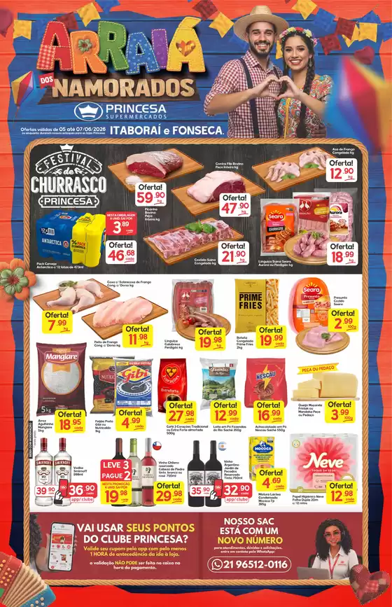 Catálogo Princesa Supermercados | Arraiá dos Namorados - 05 a 07/06 | 2026-06-05T00:00:00.000Z - 2026-06-08T00:00:00.000Z
