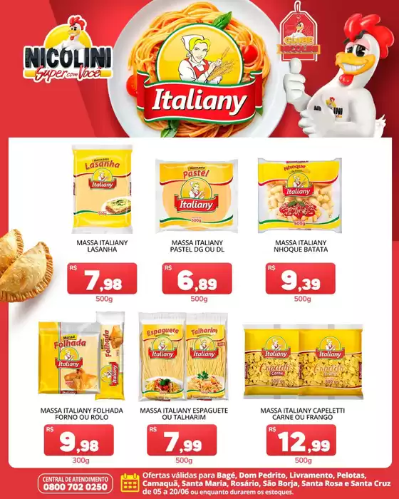 Catálogo Super Nicolini | Melhores ofertas para compradores econômicos | 2026-06-05T00:00:00.000Z - 2026-06-20T00:00:00.000Z